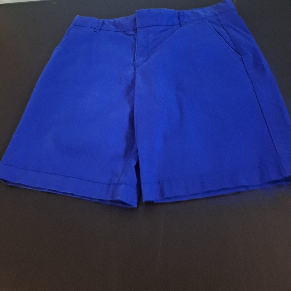 STYLUS Women's Blue Boyfriend Bermuda Shorts**